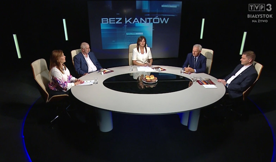 Rozmowa o podlaskiej turystyce w programie „Bez kantów”